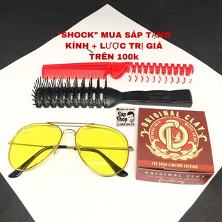 (PHIÊN BẢN GIỚI HẠN) Sáp vuốt tóc Original clay Hair zone + Kính + tặng kèm tạo phồng