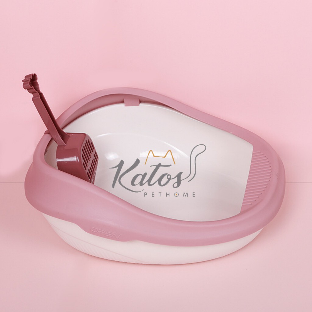 [SIÊU XINH] Khay vệ sinh hình Oval cho mèo