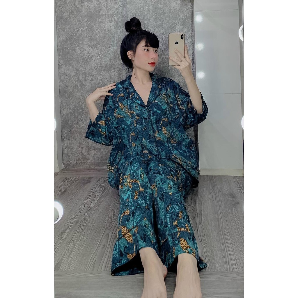 Đồ bộ Pijama - Form cánh dơi quần dài cao cấp ❤️