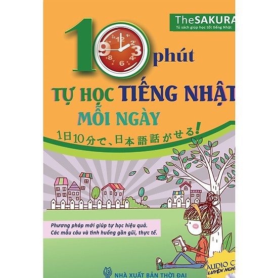 Sách - 10 phút tự học tiếng Nhật mỗi ngày