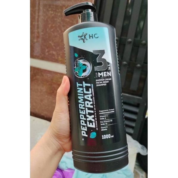 Sữa Rửa Mặt, Tắm, Gội 3in1 For Men 1L Thái Lan