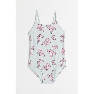 Áo bơi kẻ xanh HM H&M sz 1-2y form nhỏ 12kg tro về _hàng chính hãng Mỹ