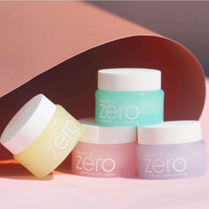 Bộ Sáp Tẩy Trang Mini 4 Loại Làm Sạch Da Mặt Banila Co Clean It Zero Sample Kit