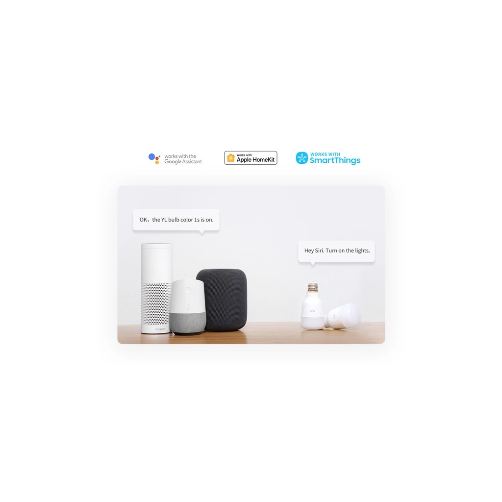 Hỏa Tốc HN-Bóng Đèn Yeelight Smart Bulb W3 hoặc 1S, Bóng đèn LED thông minh 16 triệu màu bản quốc tế