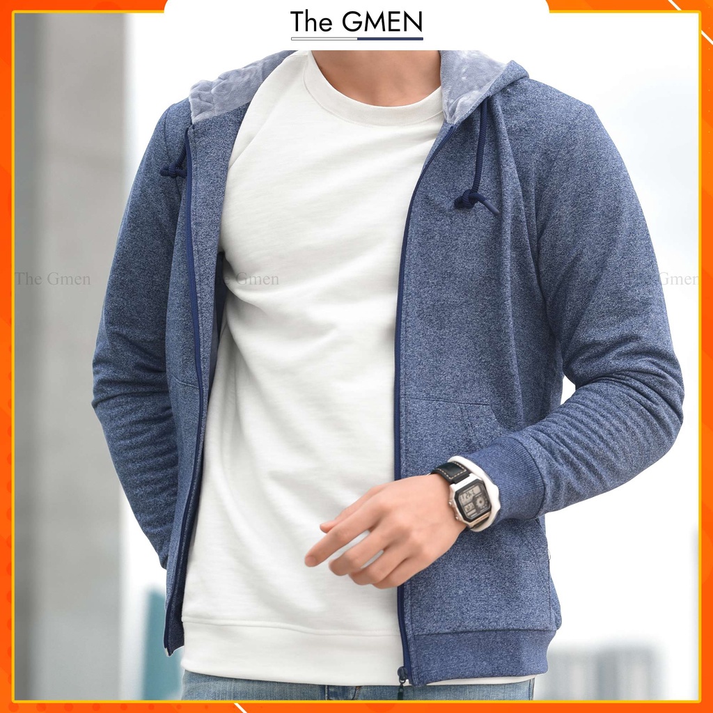 Áo khoác nỉ nam The GMEN Felt Jacket thiết kế có mũ, chất liệu nỉ cao cấp