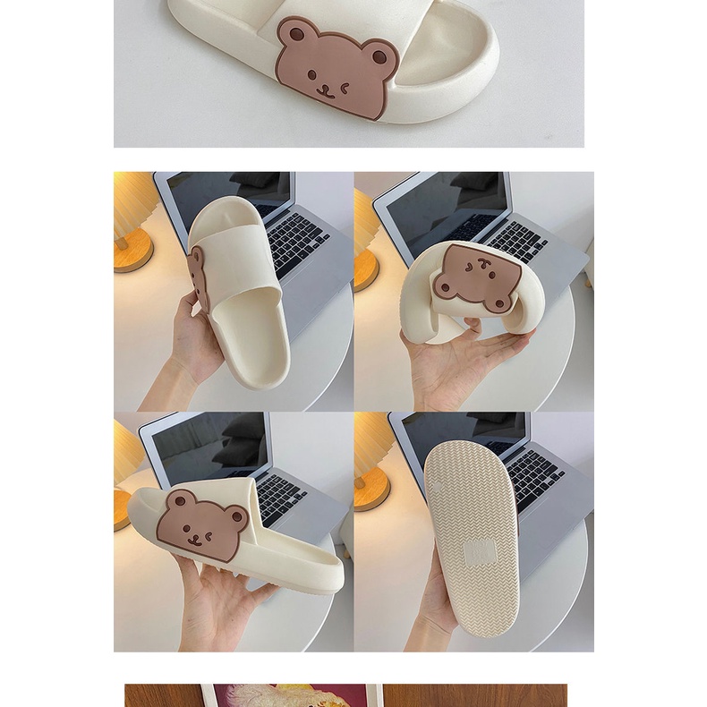 Dép đi trong nhà chống trượt thiết kế họa tiết hoạt hình đáng yêu cho nữ