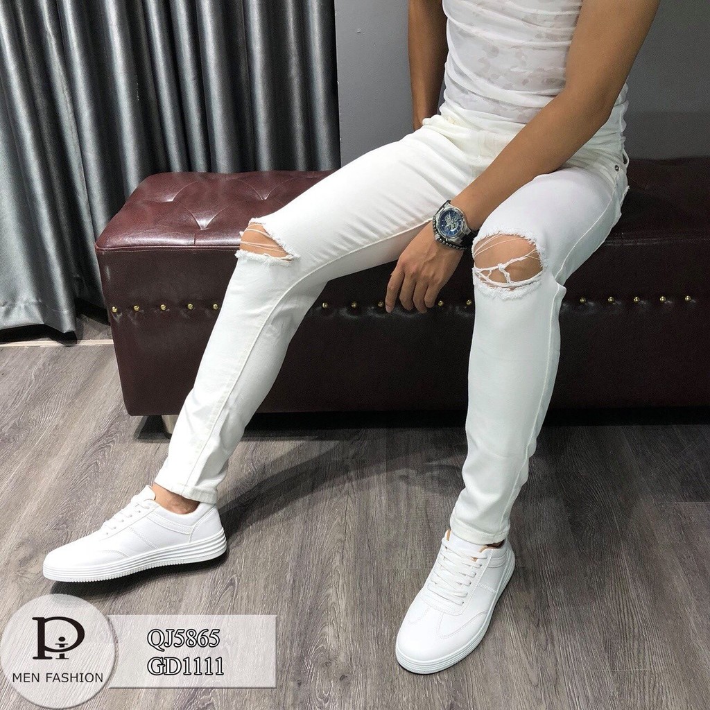 QUẦN JEAN NAM RÁCH GỐI PHONG CÁCH | BigBuy360 - bigbuy360.vn