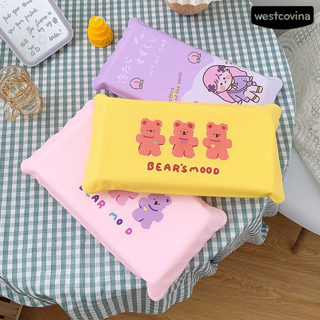 [Hot]✍Gối Nước Bằng PVC Thoáng Khí Đáng Yêu Dành Cho Học Sinh