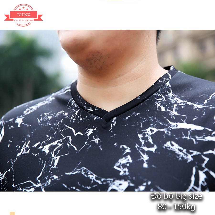 Đồ bộ big size nam hoa tiết trẻ trung - phong cách (size 80 -140kg ) hàng nhập loại 1 . | BigBuy360 - bigbuy360.vn