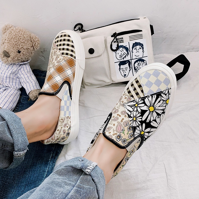 Giày Slip on VANS Phong Cách Cổ Điển Size 35-44 Thời Trang Cho Nam Và Nữ