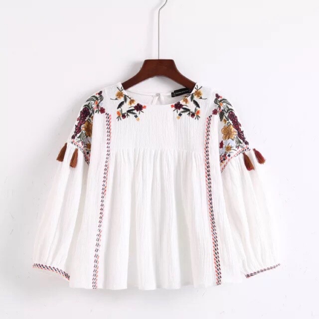 [CÓ SẴN] Áo BOHO Linen