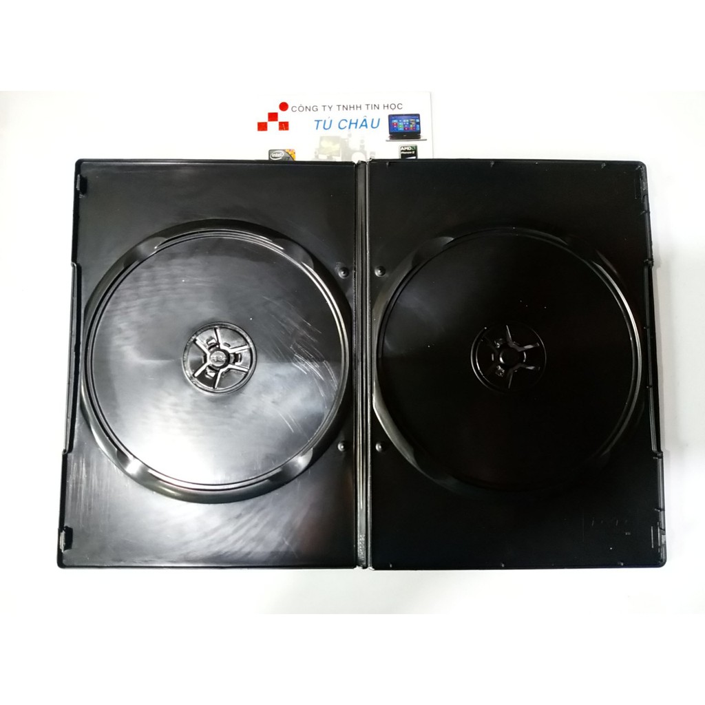 Hộp đựng đĩa CD - DVD nhựa đen (30 Hộp)