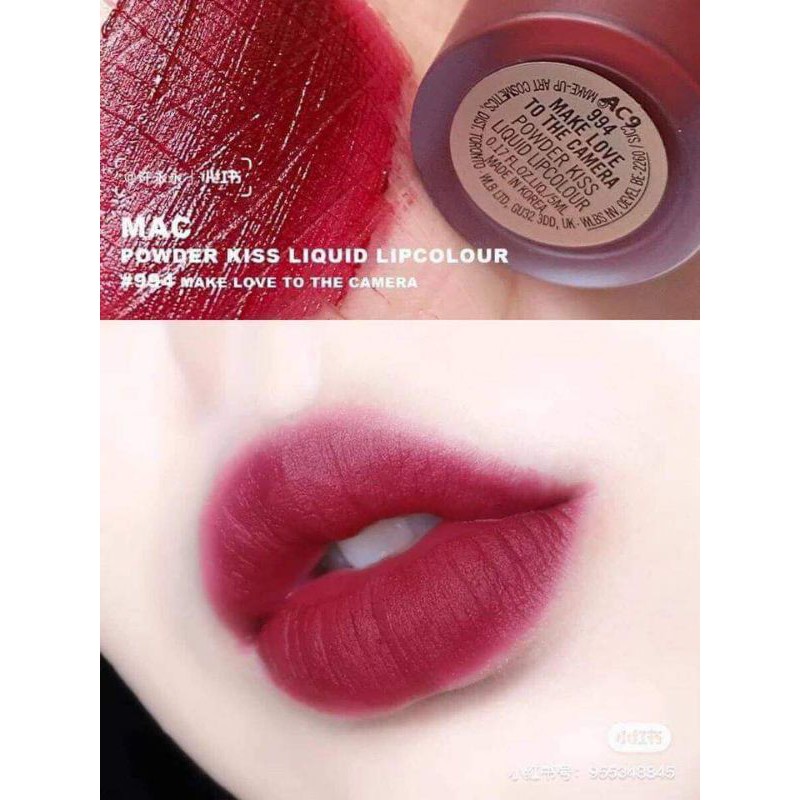 Son kem Mac Powder Kiss Liquid Lipcolour #Make Love To The Camera