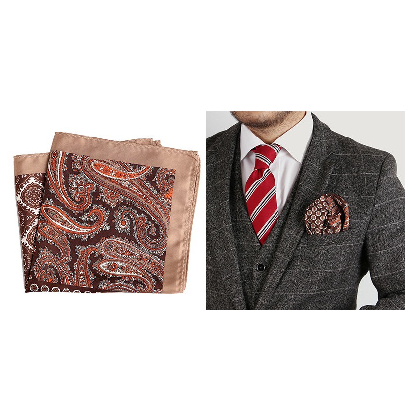 [NEW] Khăn cài túi áo vest - Phụ kiện âu phục nam