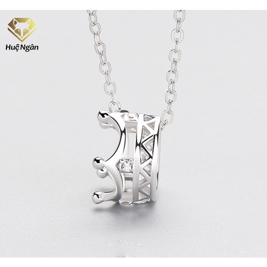 Dây chuyền bạc 925 Huệ Ngân - Vương miện Công chúa YCXD098