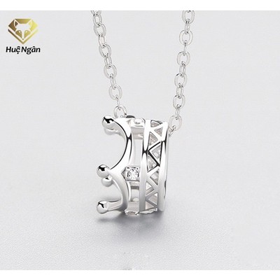 Dây chuyền bạc 925 Huệ Ngân - Vương miện Công chúa YCXD098