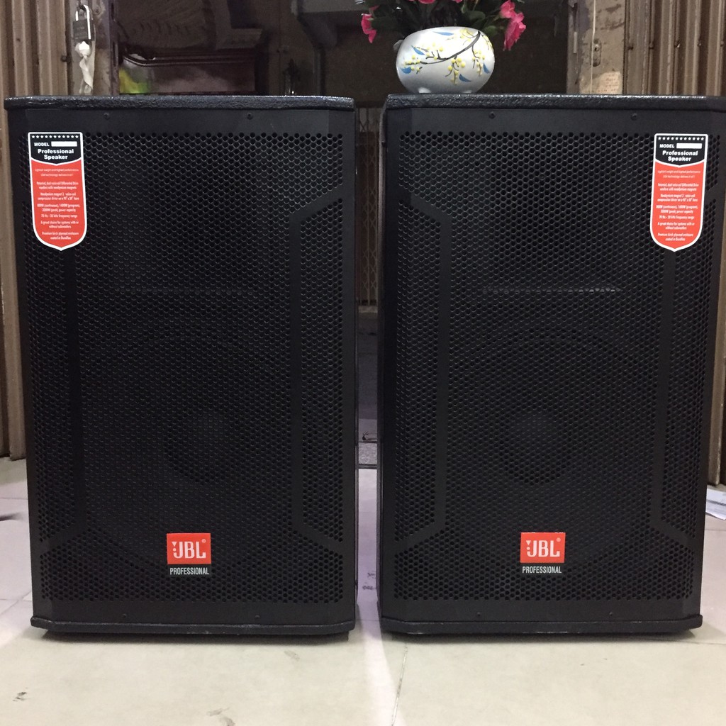 Loa sân khấu thùng sơn 3 tấc JBL chơi nhạc ngoài trời