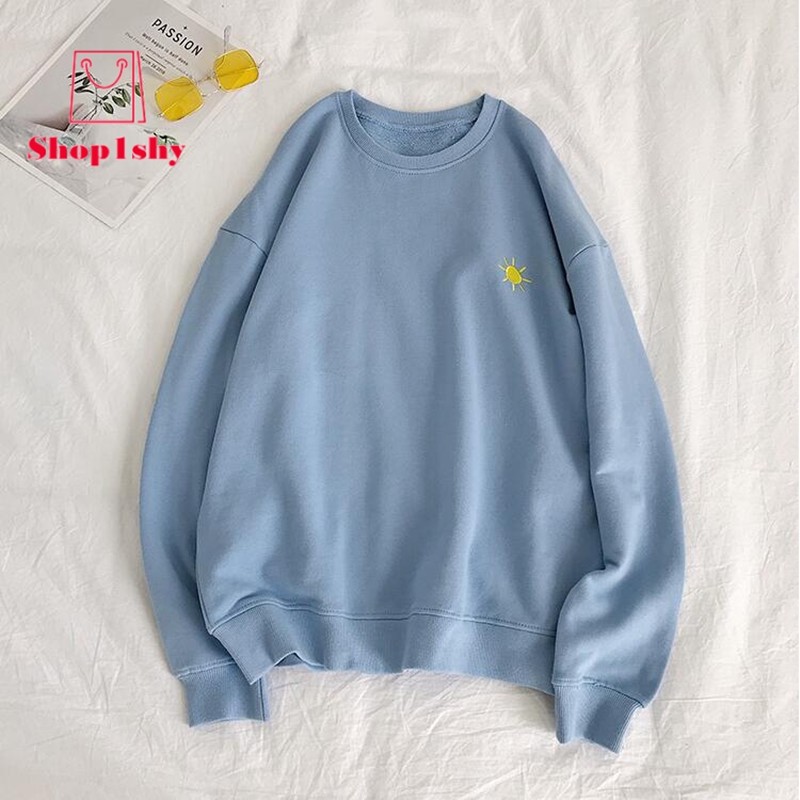 Moon and sun print fashion Athletic Closure Men's Pullover Sweatshirt