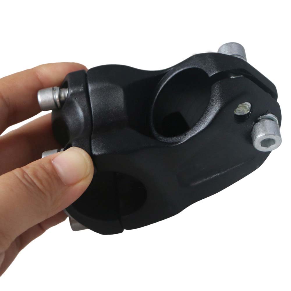 Pô tăng xe đạp 50mm 30 độ bằng hợp kim nhôm màu đen