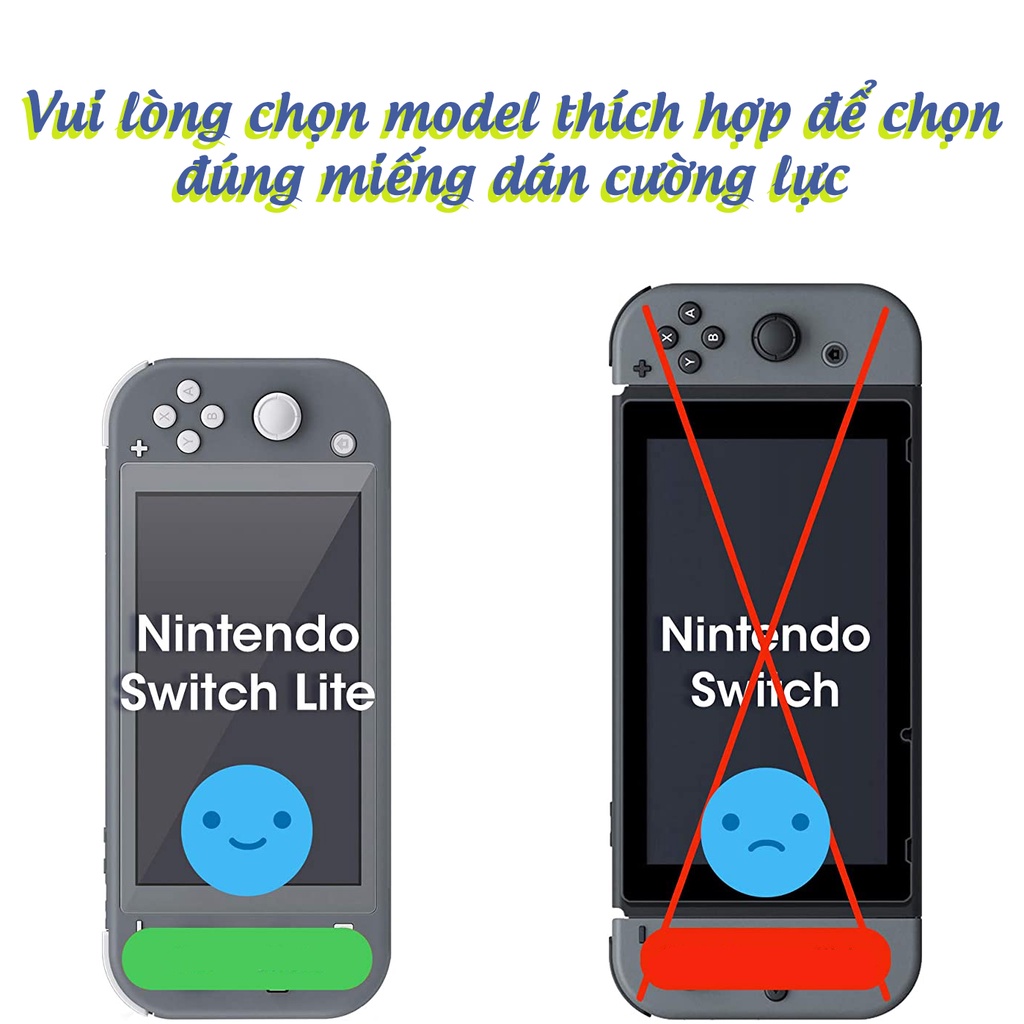 Kính cường lực cho Nintendo Switch Lite, tấm dán màn hình Nintendo Switch Lite, Nintendo Switch Oled