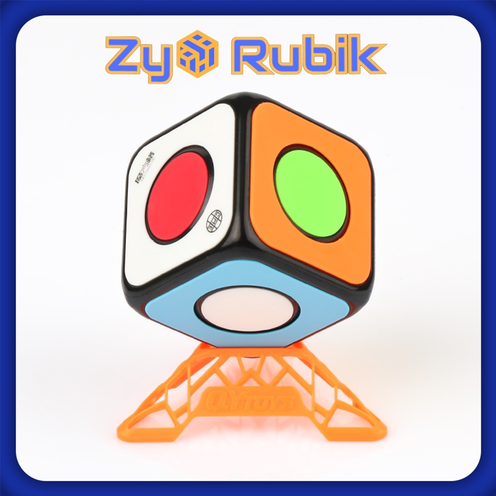 Rubik Biến Thể 1x1 Combo QiYi O2 spiner + Đế QiYi DNA Full Màu - ZyO Rubik
