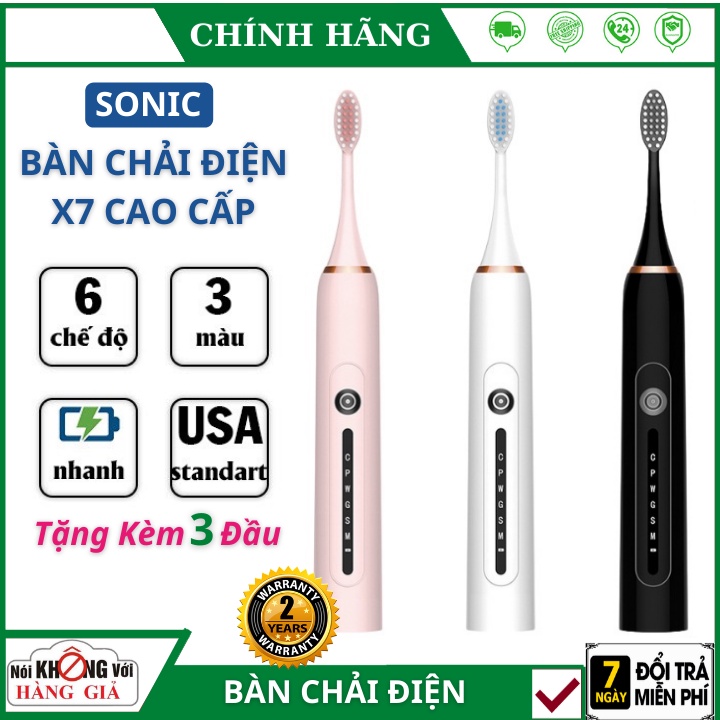 Bàn chải điện Xiaomi Sonic X7 bản nâng cấp