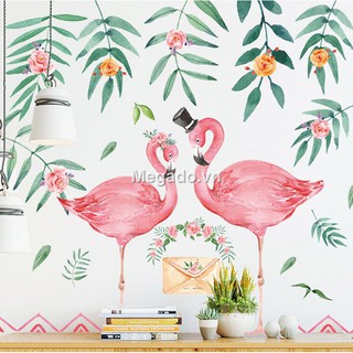 Decal dán tường hồng hạc A242