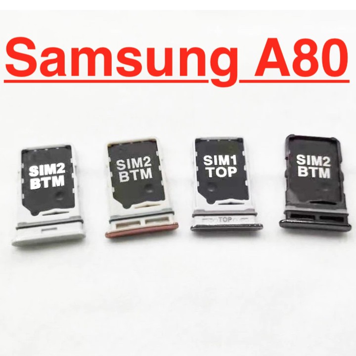 ✅ Chính Hãng ✅ Khay Đựng Sim Thẻ Nhớ Samsung Galaxy A80 Chính Hãng Giá Rẻ