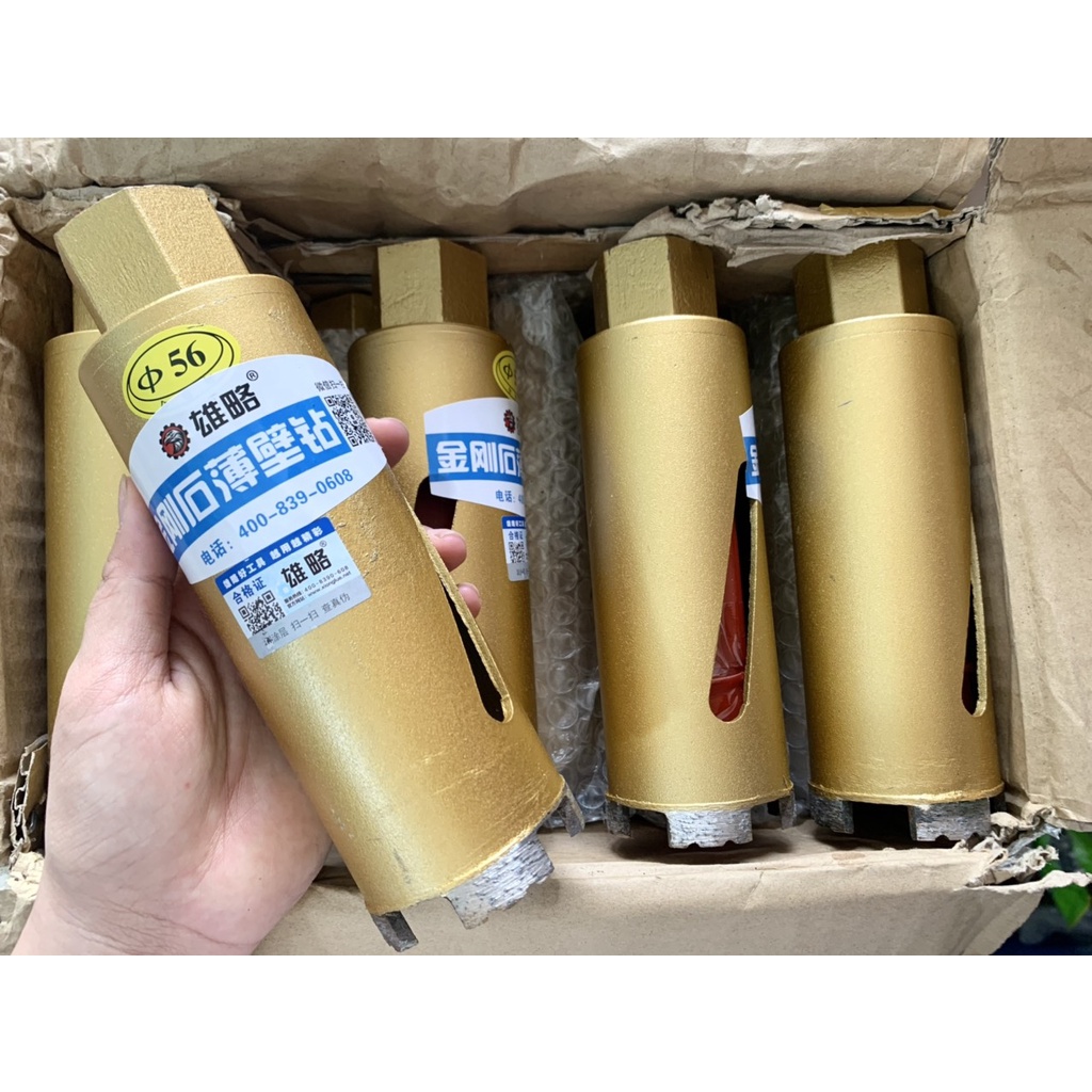 Combo mũi khoét rút lõi và đầu chuyển ren máy khoan