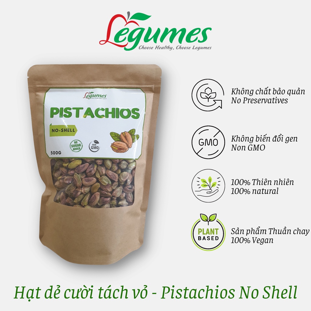 Hạt dẻ cười Mỹ có vỏ/ đã tách vỏ - Pistachios Kernels/ Shell Légumes Vietnam