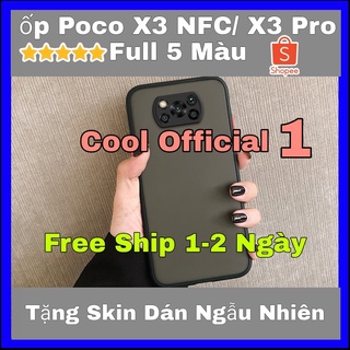 Ốp Lưng Xiaomi Poco X3 NFC/ X3 Pro Nhám Cao Cấp Chống Va Đập Mạnh Chống Sốc