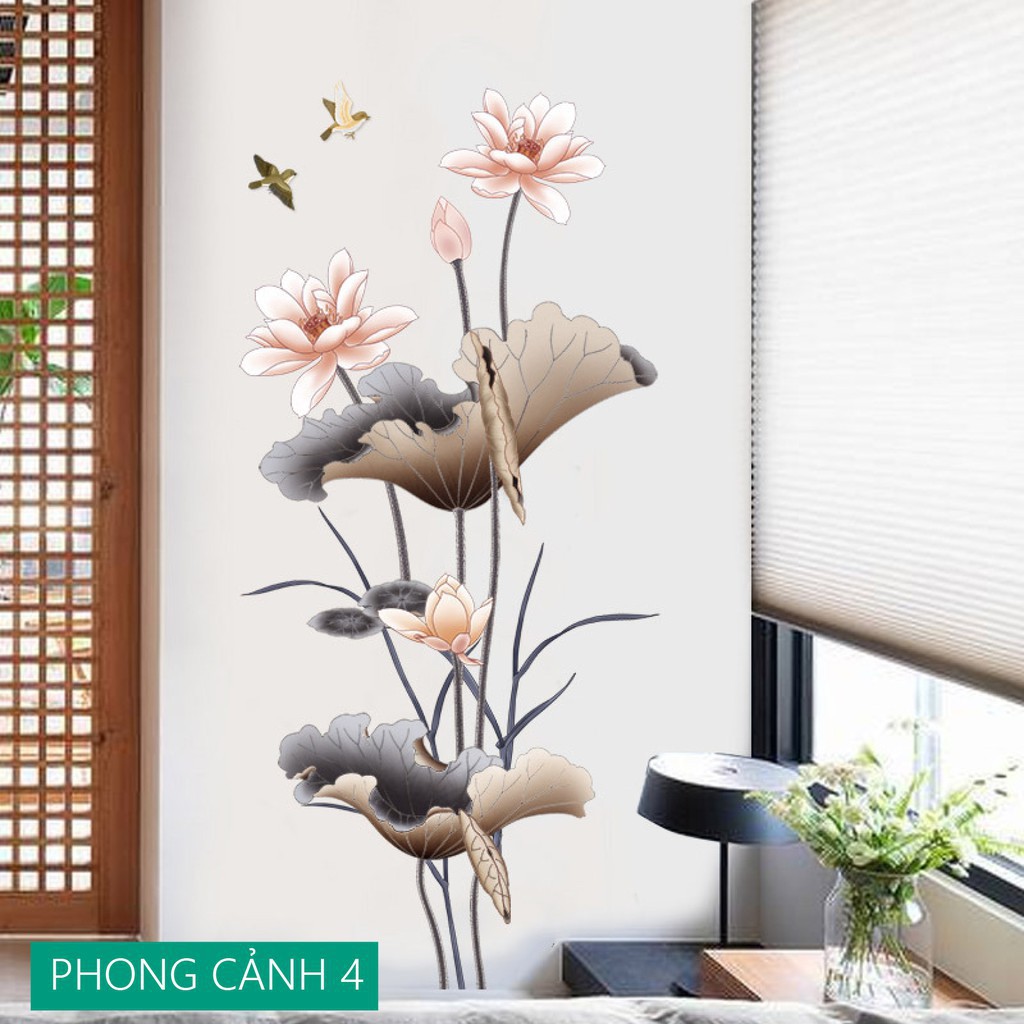 [19 MẪU] Decal tranh dán tường trang trí decor phòng khách hoặc phòng ngủ