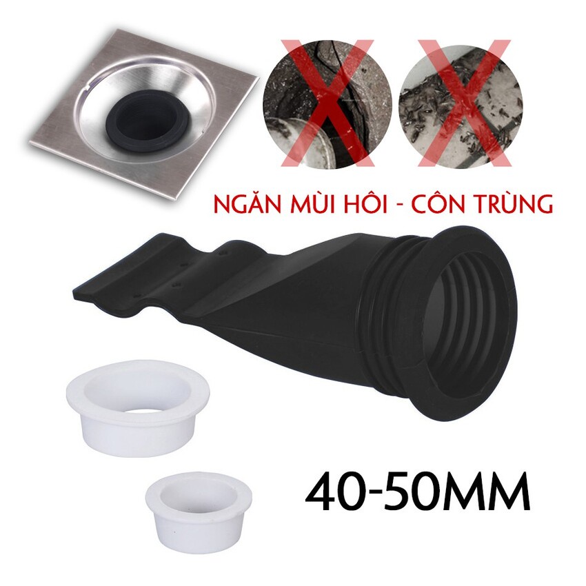 Ngăn mùi hôi cống bằng ống phễu silicon tiện dụng siêu bền ngăn chặn chuột gián bò vào vệ sinh sạch sẽ SIGO