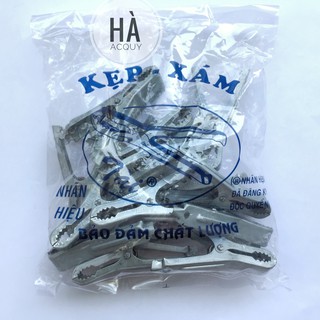 Kẹp Cá Sấu Acquy Xám Tài 30A - 7Cm (loại tốt) - 10 cặp