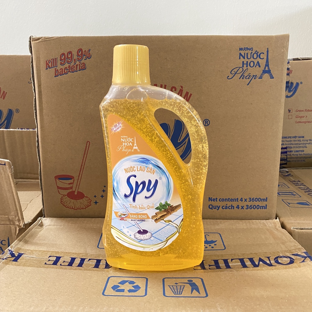 Nước lau sàn SPY hương Quế 950ml khử mùi hôi tanh