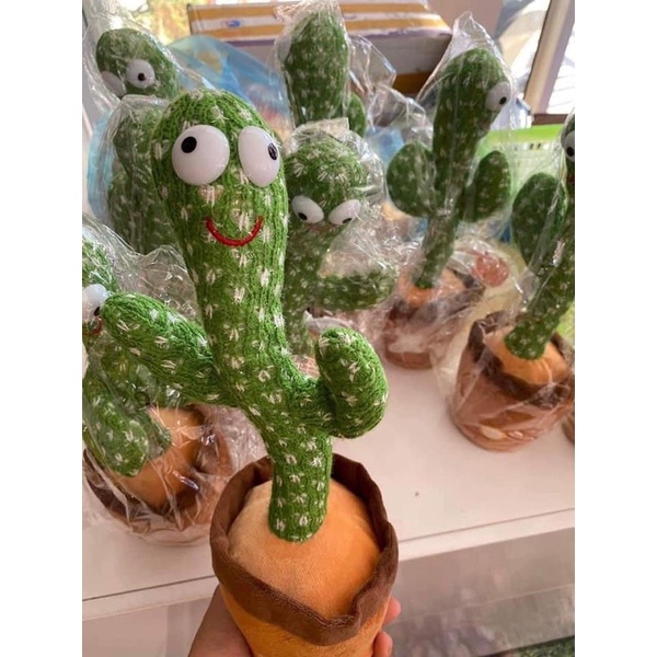 Cây Xương Rồng Nhảy Múa Vui Nhộn Hát 120 Bài Nhạc, Nhại Tiếng Kèm Sạc USB