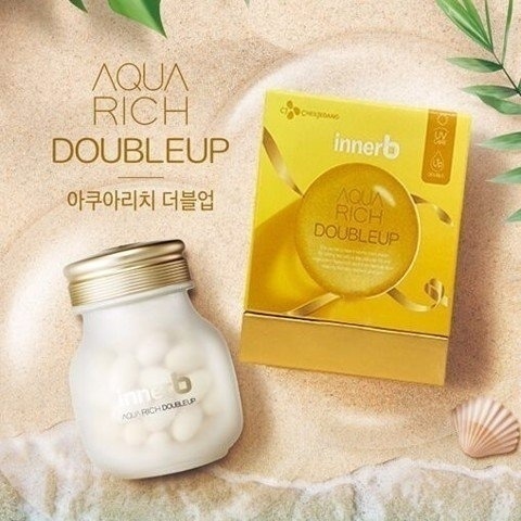 Combo InnerB Cấp nước giúp trẻ hóa và trắng sáng da Aqua Rich Doubleup  & InnerB Snow White