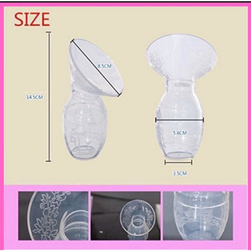 Cốc hứng sữa tiện dụng cho mẹ, chất liệu silicon mềm mại , không BPA an toàn cho mẹ và bé  , hàng nhập khẩu ,