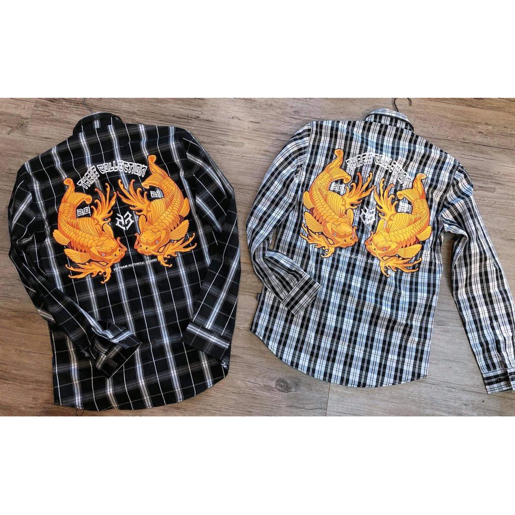 Áo Sơ Mi Caro Nam Cao Caaso _ EVISU Thiết Kế Cao Cấp Chính Hãng K3 STORE | BigBuy360 - bigbuy360.vn