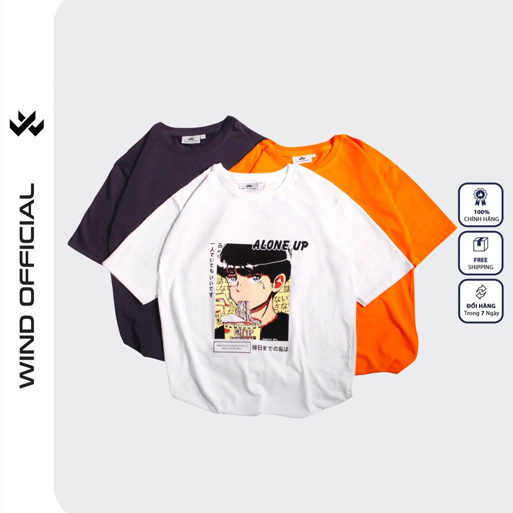 Áo thun tay lỡ WIND bản Premium phông unisex form rộng Boy Mỳ nam nữ ulzzang oversize | BigBuy360 - bigbuy360.vn