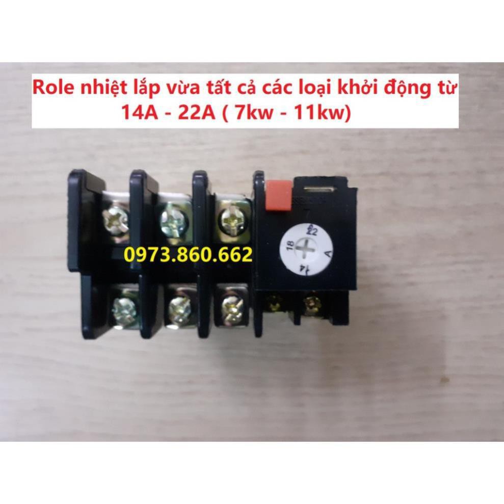 Rơ le nhiệt lắp vừa cho tất cả các loại khởi động từ -TBĐ -Thiết bị điện giá tốt