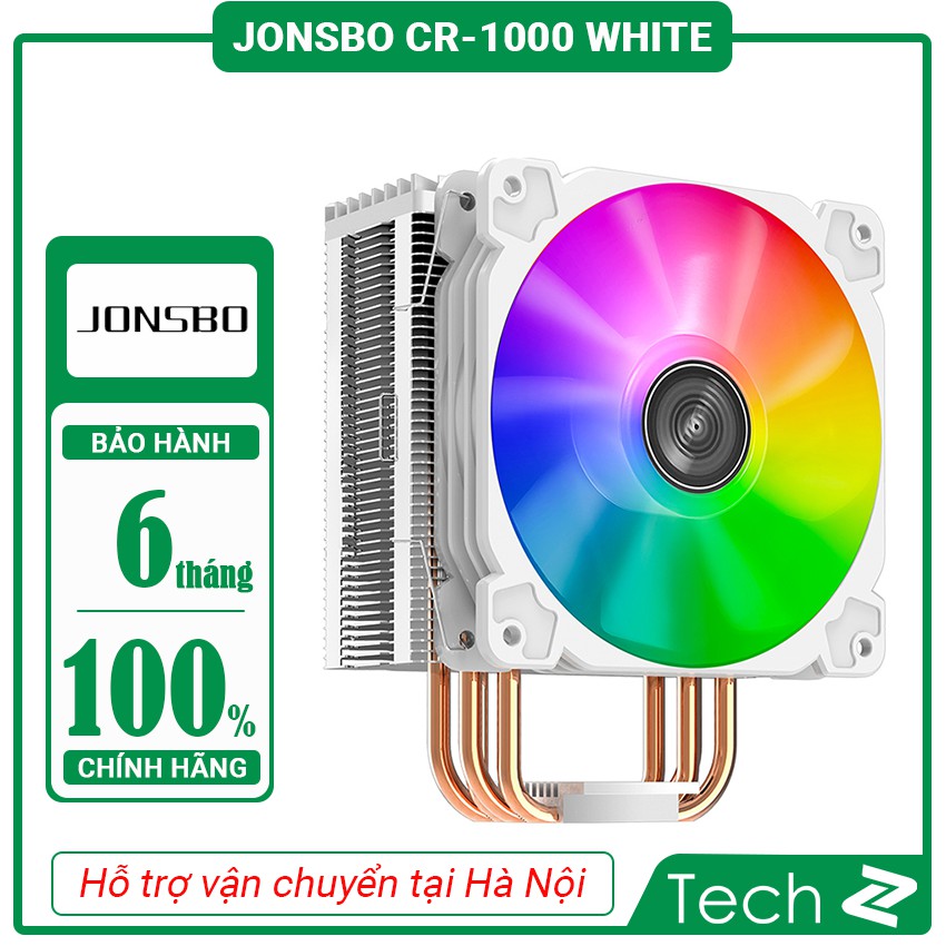 Tản nhiệt khí CPU RGB Jonsbo CR 1000 Trắng