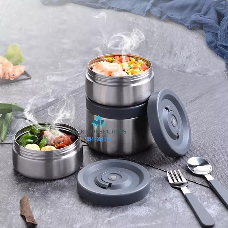 [ LOCK&amp;LOCK ] Bộ Hộp Cơm Giữ Nhiệt Easy Take Lunch LHC8039