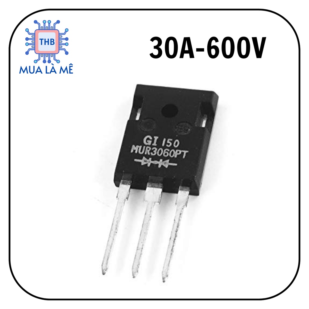 Diode MUR3060PT MUR3060 diode 30A 600V tháo máy.