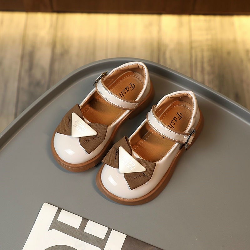 Giày búp bê bé gái nơ tam giác siêu xinh từ 3-12 tuổi