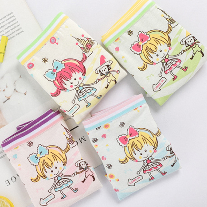 Set 4 Quần Lót Cotton Cho Bé Gái