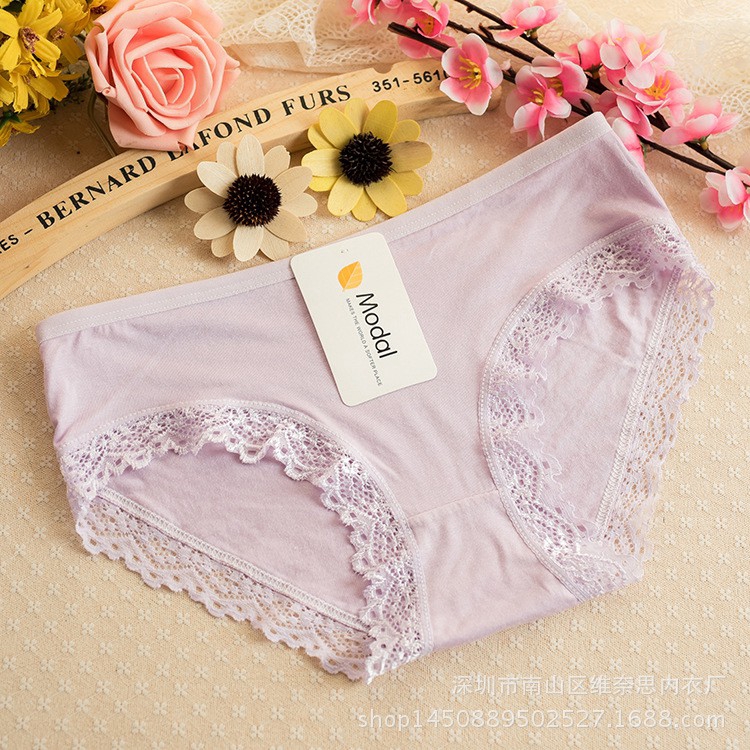 Brief Ice Silk Material Lace Pants For Women | BigBuy360 - bigbuy360.vn