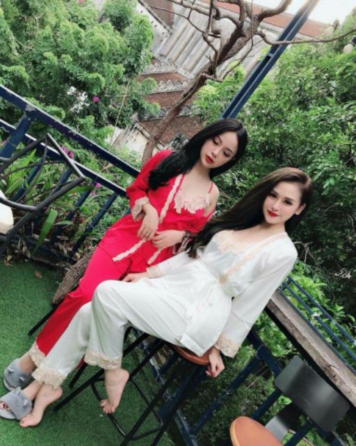 AC1488- CHOÀNG LỤA PHỐI REN XINH XẮN | BigBuy360 - bigbuy360.vn