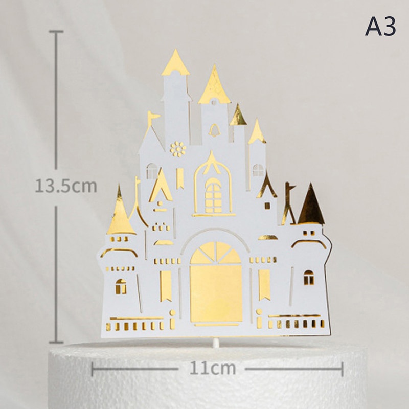 Hàng Có Sẵn - Đồ Trang Trí Bánh Kem Công Chúa Grand Castle