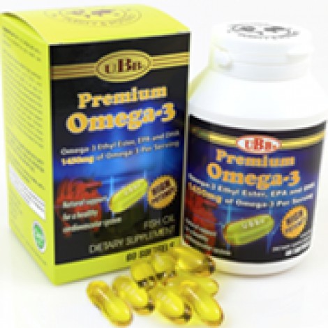 Viên uống UBB PREMIUM OMEGA 3 – Hỗ trợ giúp sáng mắt, bổ não (Hộp 60 viên)